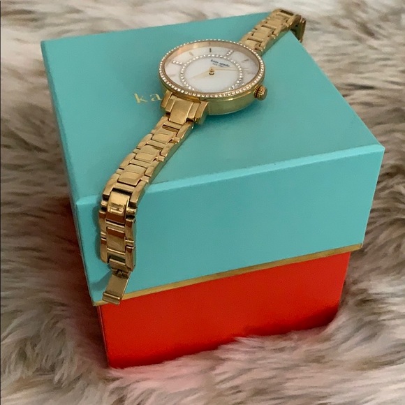 Kate Spade Gold Rhinestone Watch - Picture 8 of 8